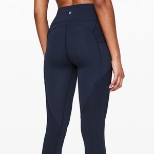 Lululemon All The Right Places Leggings Navy 28”